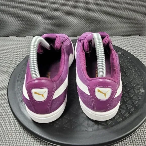 Womens Sz 6 Purple Puma Vikky Soft Foam Suede Sneakers - Picture 5 of 9
